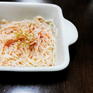 離乳食後期☆白だしでさっぱりトマトそうめん